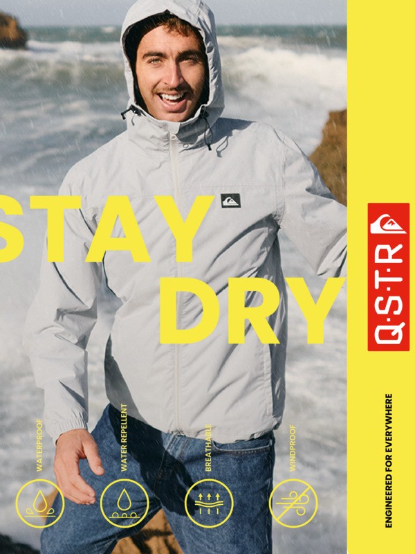 Overcast 3K Tape - Hooded Waterproof Jacket for Men  EQYJK04214