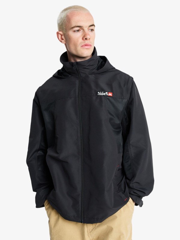 YG Crossbone Spray - Hooded Windbreaker Jacket for Men  EQYJK04246