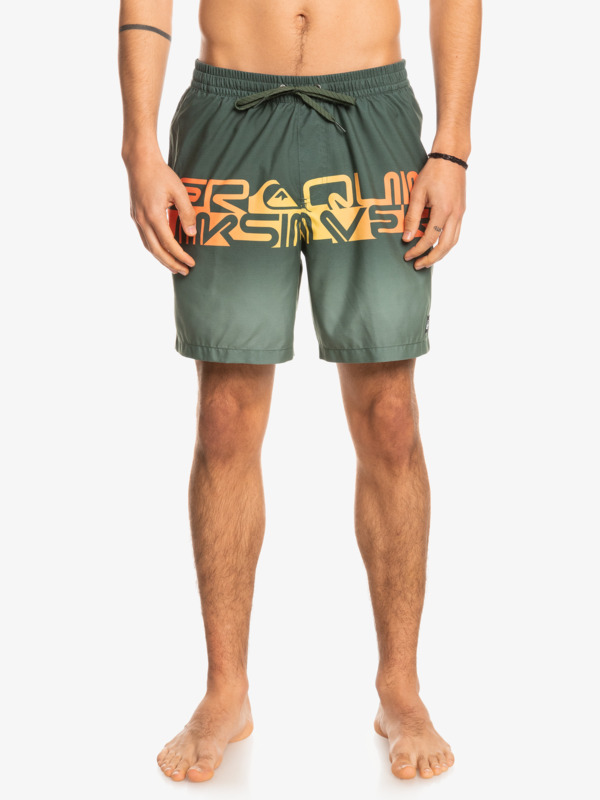 Word block 17" - Swim Shorts for Men  EQYJV03859