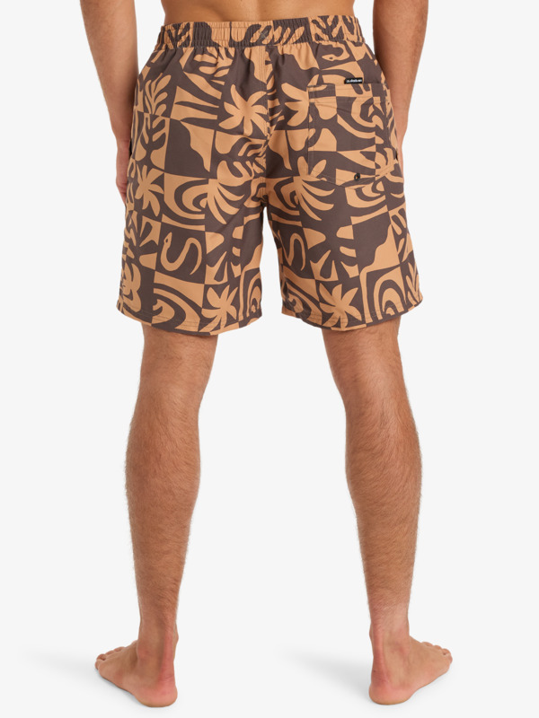 Everyday Straight Volley 17" - Swim Shorts for Men  EQYJV04100