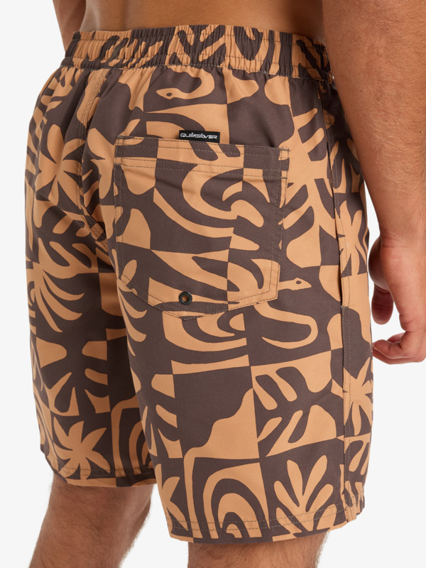 Everyday Straight Volley 17" - Swim Shorts for Men  EQYJV04100