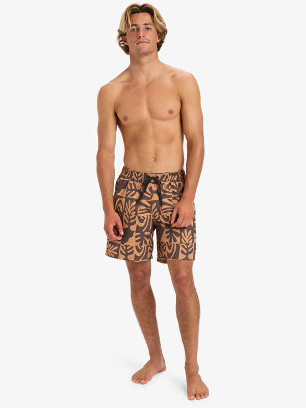 Everyday Straight Volley 17" - Swim Shorts for Men  EQYJV04100