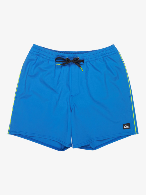 Stretch Piped Volley 16" - Swim Shorts for Men  EQYJV04211