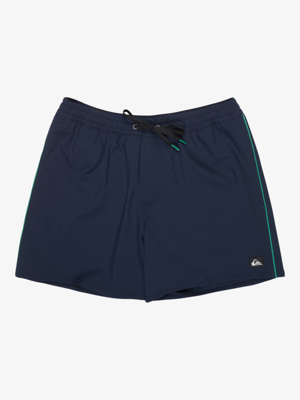 Stretch Piped Volley 16" - Swim Shorts for Men  EQYJV04211