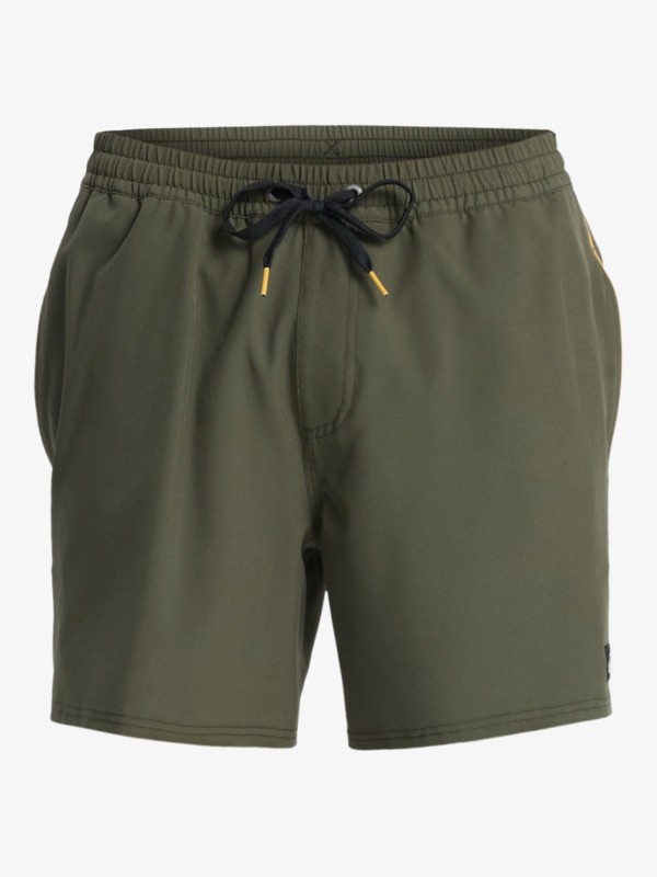 Stretch Piped Volley 16" - Swim Shorts for Men  EQYJV04211