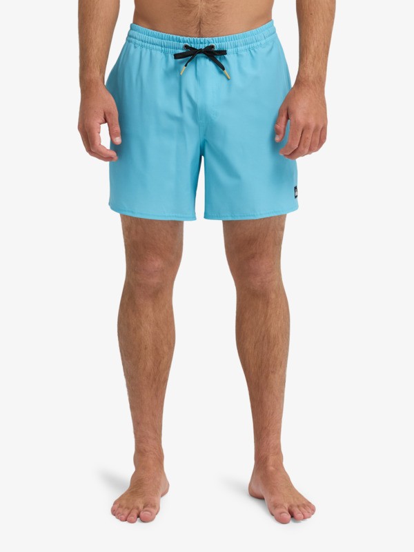 Stretch Piped Volley 16" - Swim Shorts for Men  EQYJV04211