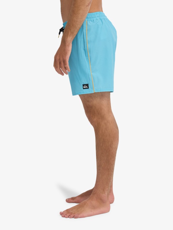 Stretch Piped Volley 16" - Swim Shorts for Men  EQYJV04211