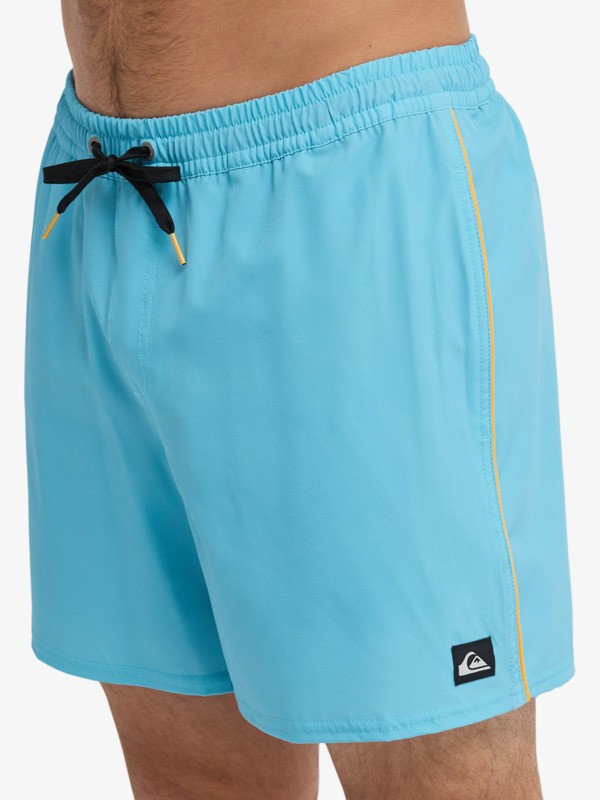 Stretch Piped Volley 16" - Swim Shorts for Men  EQYJV04211