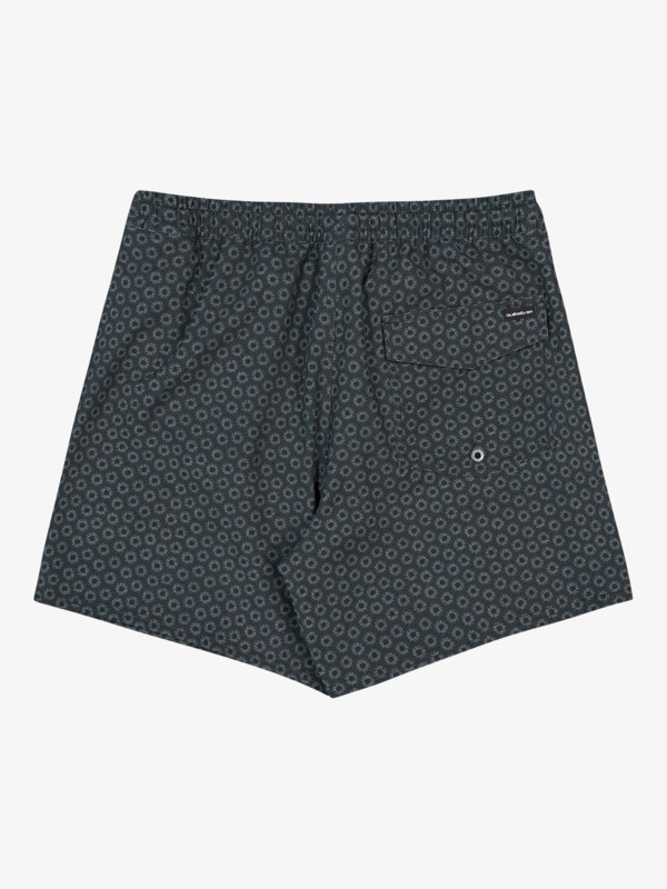 Stretch Printed Volley 16" - Swim Shorts for Men  EQYJV04217