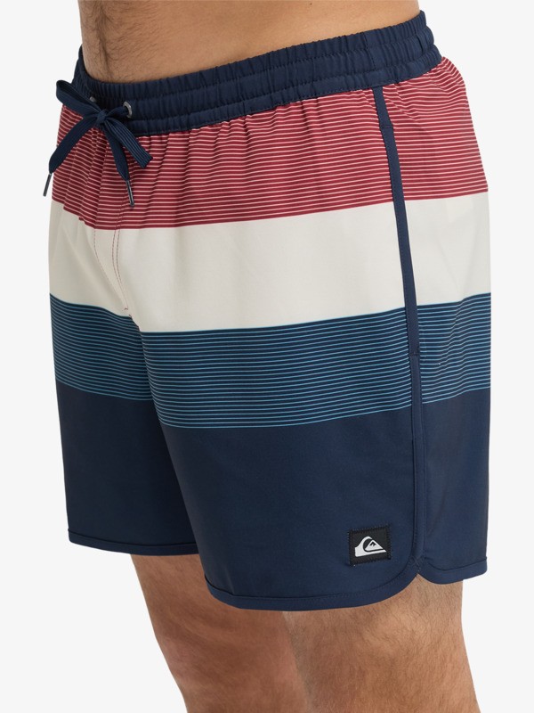 Stretch Scallop Volley 16" - Swim Shorts for Men  EQYJV04218