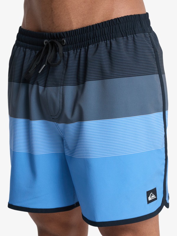 Stretch Scallop Volley 16" - Swim Shorts for Men  EQYJV04218