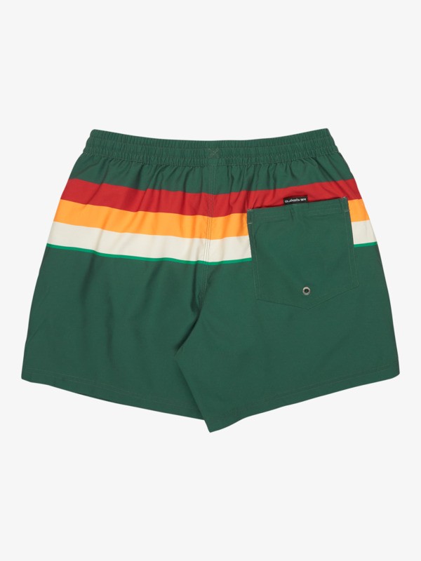 Everyday Printed Volley 15" - Swim Shorts for Men  EQYJV04219