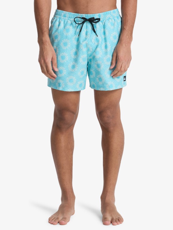 Everyday Printed Volley 15" - Swim Shorts for Men  EQYJV04219