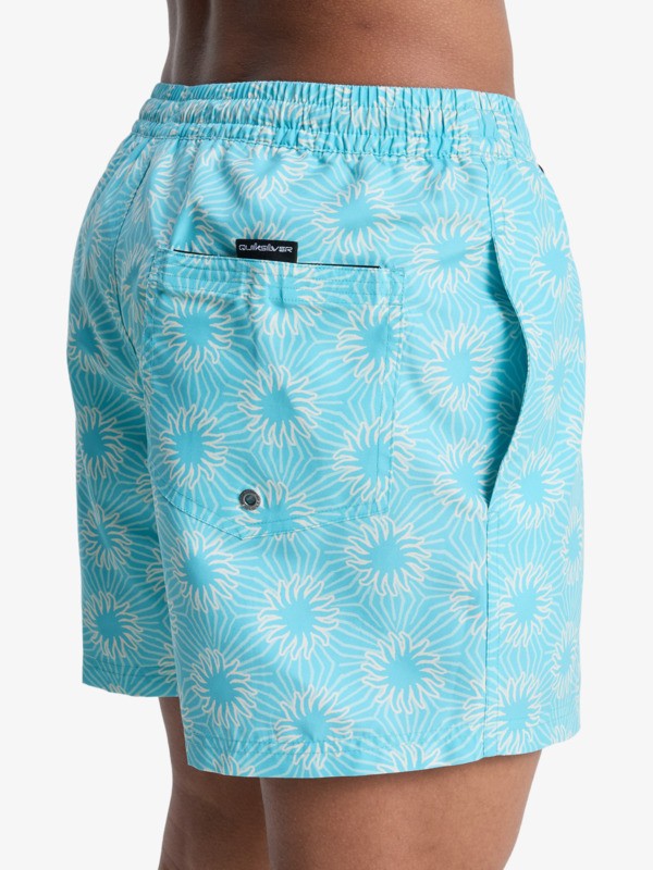 Everyday Printed Volley 15" - Swim Shorts for Men  EQYJV04219