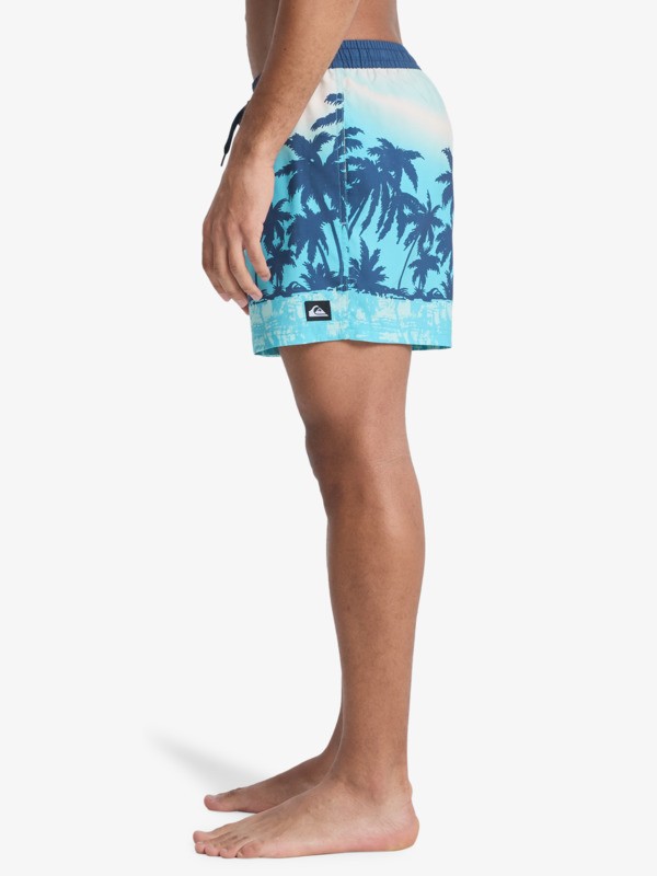 Everyday Printed Volley 15" - Swim Shorts for Men  EQYJV04219