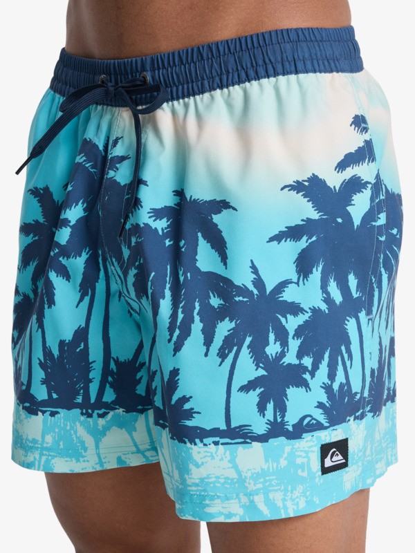 Everyday Printed Volley 15" - Swim Shorts for Men  EQYJV04219