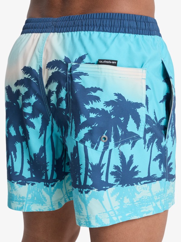 Everyday Printed Volley 15" - Swim Shorts for Men  EQYJV04219