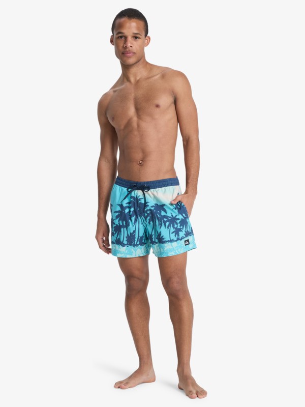 Everyday Printed Volley 15" - Swim Shorts for Men  EQYJV04219