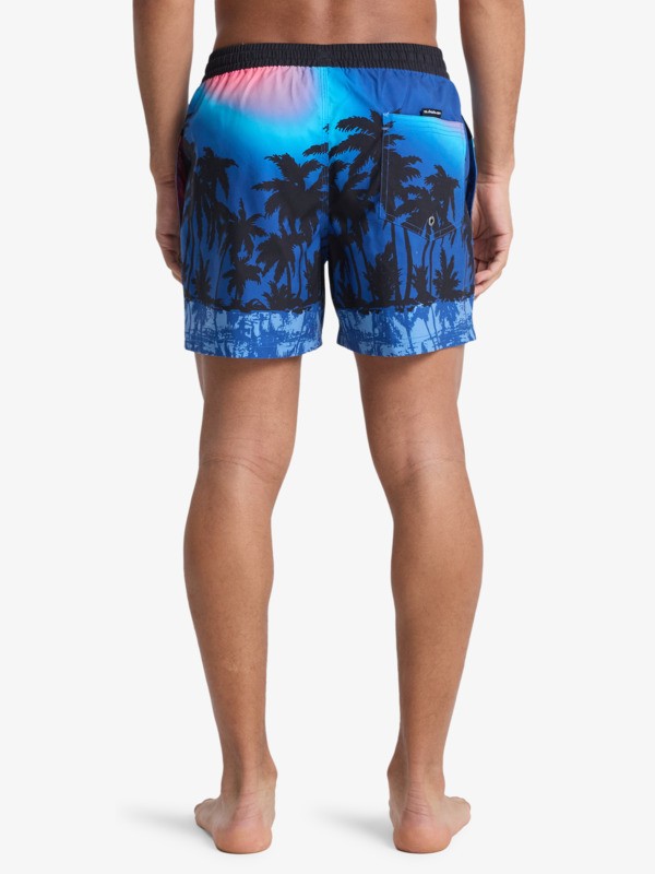 Everyday Printed Volley 15" - Swim Shorts for Men  EQYJV04219