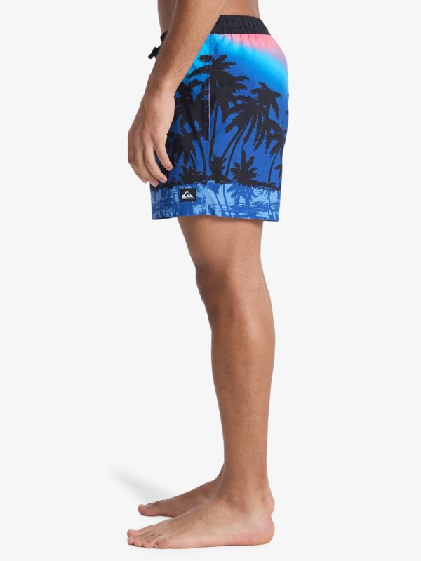Everyday Printed Volley 15" - Swim Shorts for Men  EQYJV04219