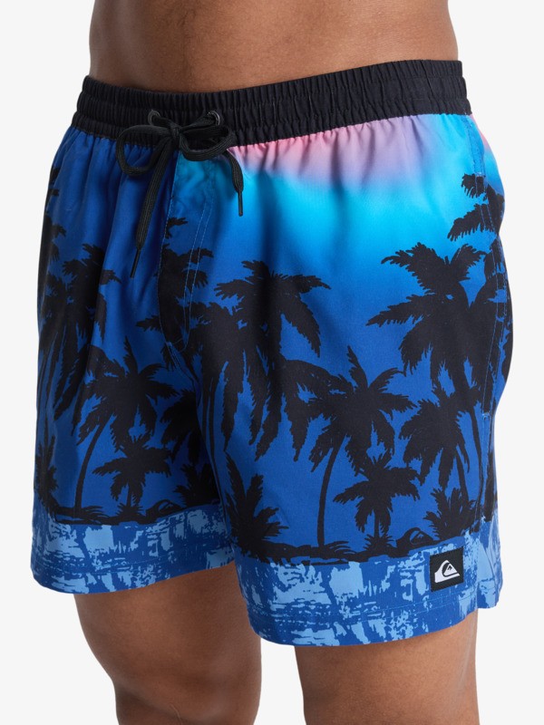 Everyday Printed Volley 15" - Swim Shorts for Men  EQYJV04219