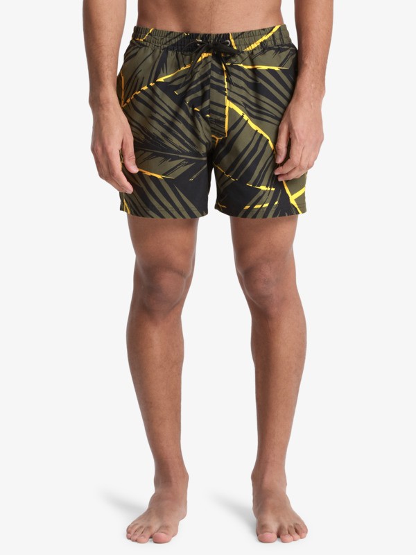 Everyday Printed Volley 15" - Swim Shorts for Men  EQYJV04219