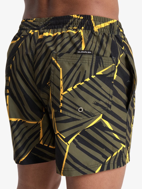 Everyday Printed Volley 15" - Swim Shorts for Men  EQYJV04219