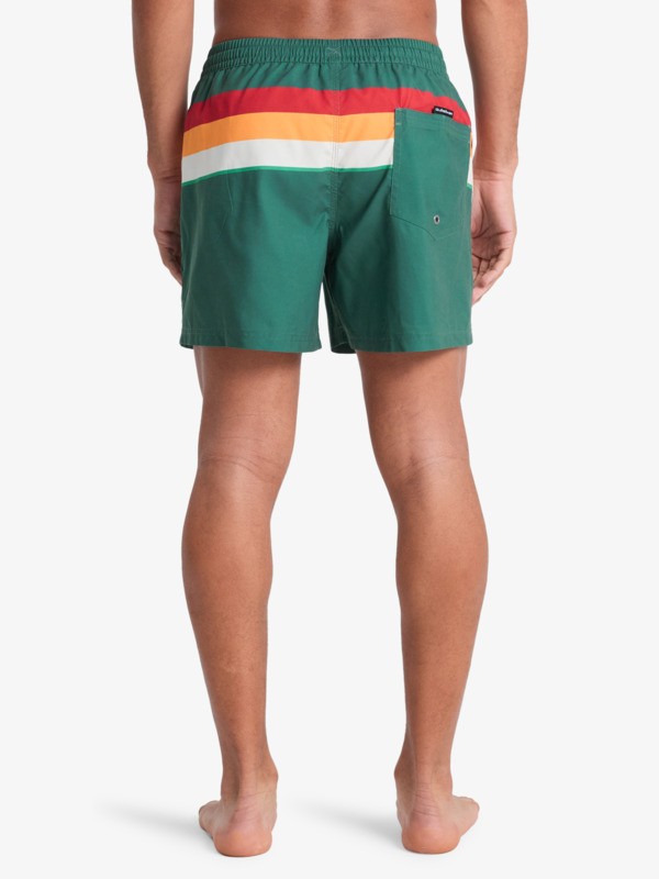 Everyday Printed Volley 15" - Swim Shorts for Men  EQYJV04219