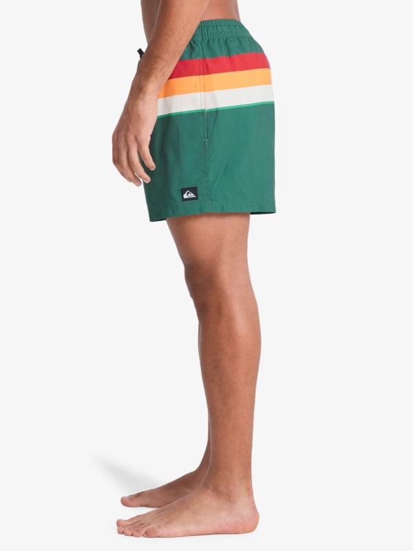 Everyday Printed Volley 15" - Swim Shorts for Men  EQYJV04219