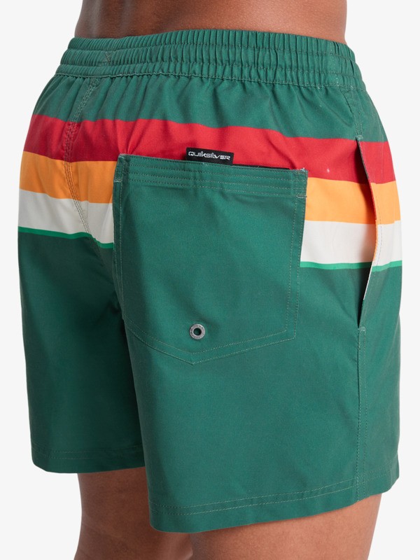 Everyday Printed Volley 15" - Swim Shorts for Men  EQYJV04219