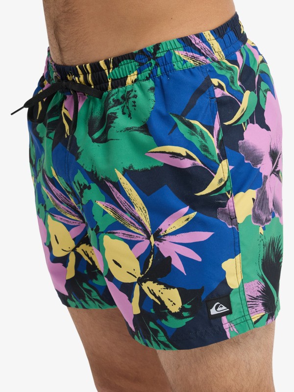Everyday Printed Volley 15" - Swim Shorts for Men  EQYJV04219