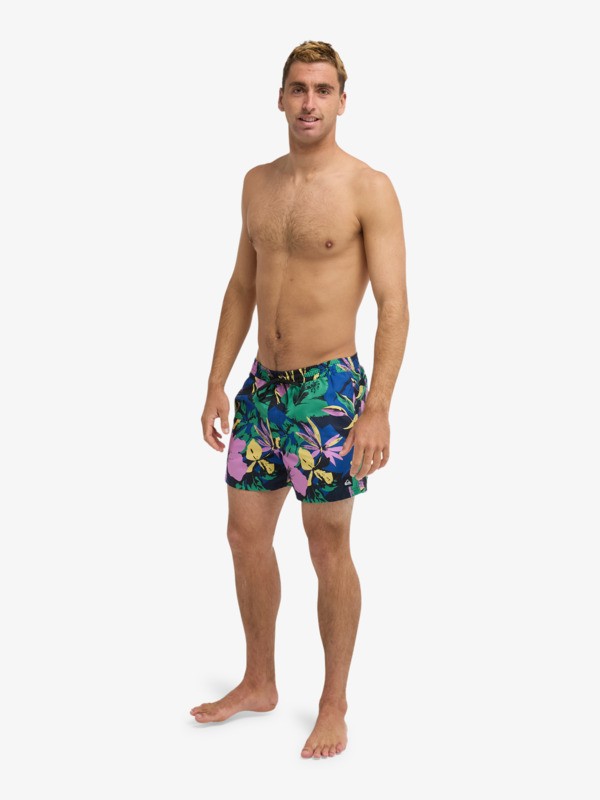 Everyday Printed Volley 15" - Swim Shorts for Men  EQYJV04219