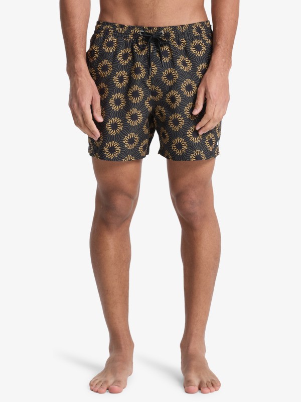 Everyday Printed Volley 15" - Swim Shorts for Men  EQYJV04219