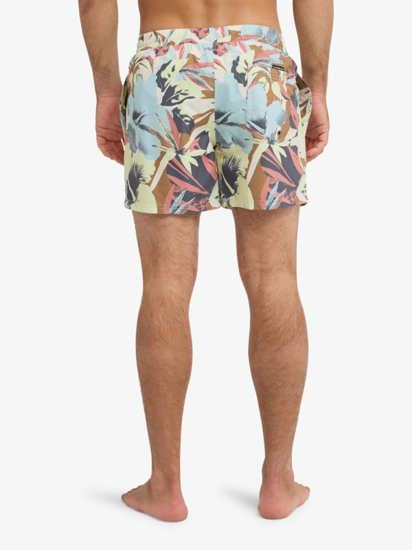 Everyday Printed Volley 15" - Swim Shorts for Men  EQYJV04219