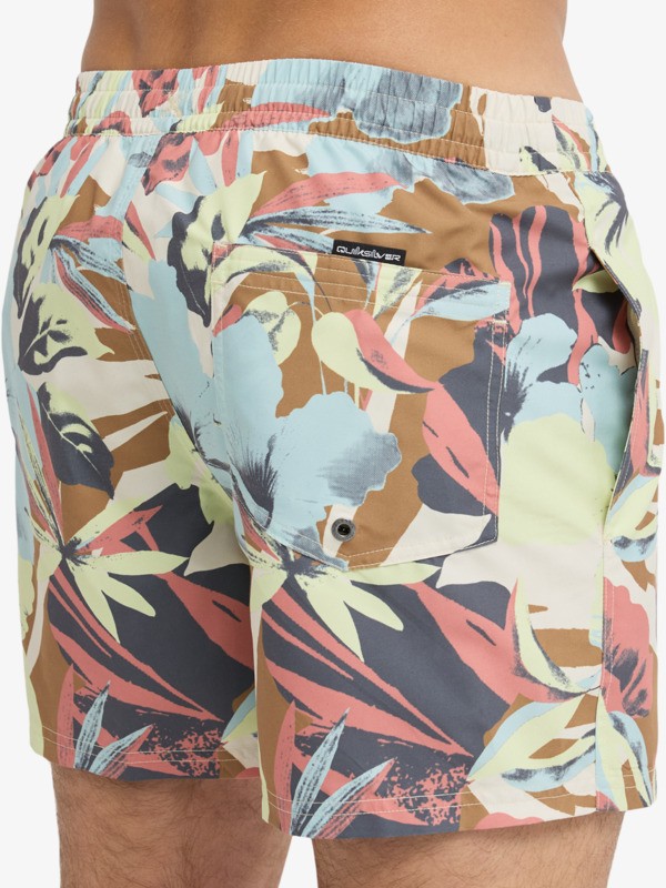 Everyday Printed Volley 15" - Swim Shorts for Men  EQYJV04219