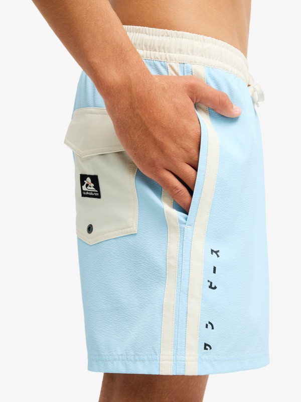 One Piece Solid 16" - Swim Shorts for Men  EQYJV04259