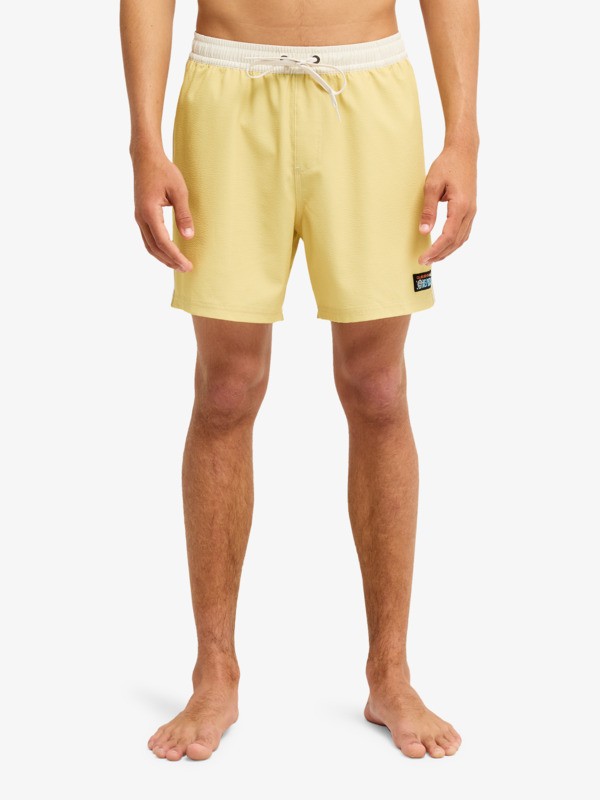 One Piece Solid 16" - Swim Shorts for Men  EQYJV04259