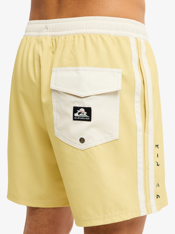 One Piece Solid 16" - Swim Shorts for Men  EQYJV04259