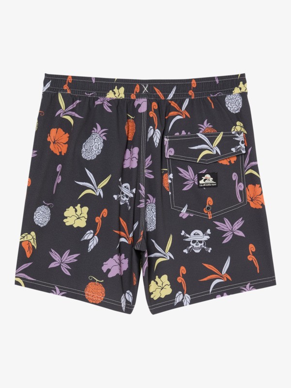 One Piece Printed 16" - Swim Shorts for Men  EQYJV04260