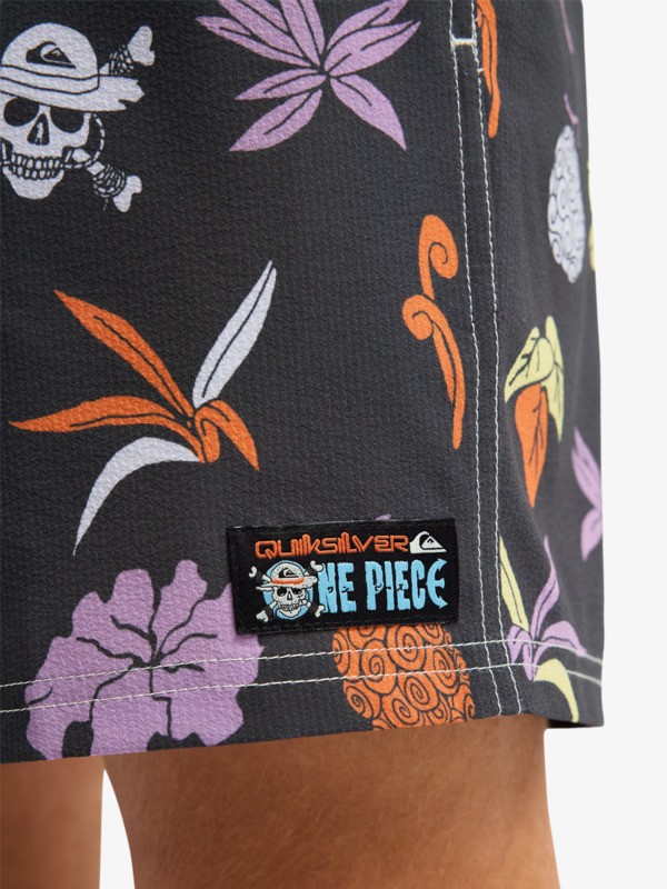 One Piece Printed 16" - Swim Shorts for Men  EQYJV04260