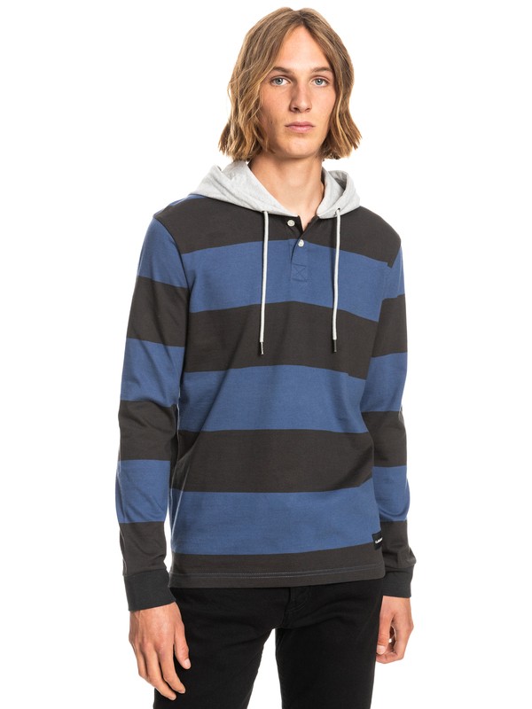 Bayside Club Hooded T Shirt for Men Quiksilver