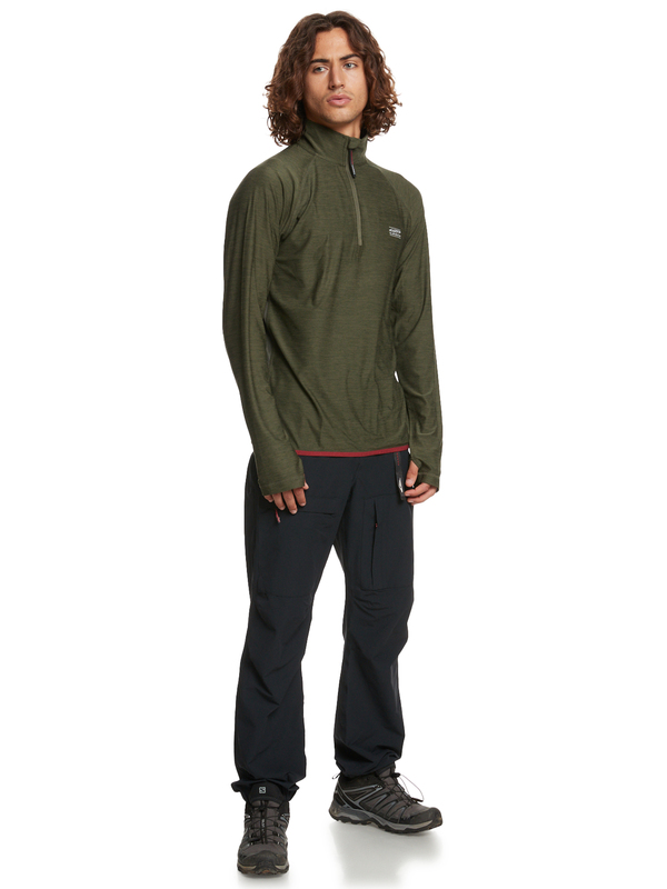 Coast Runner - Technical Long Sleeve Half Zip T-Shirt for Men  EQYKT04240