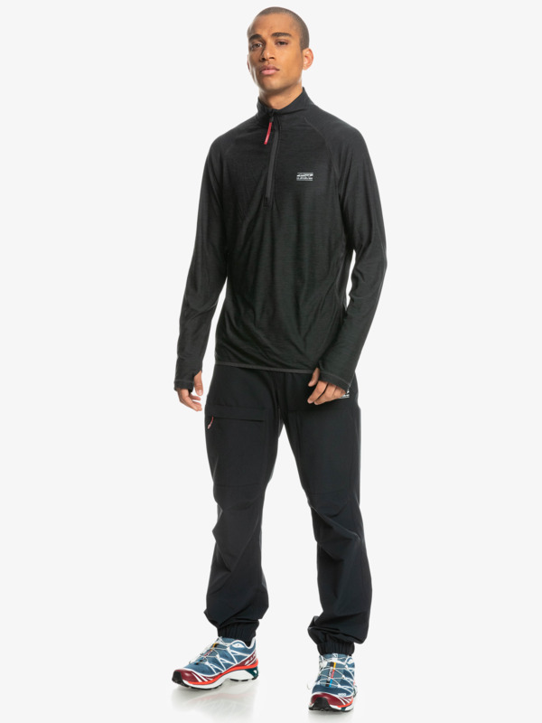 Coast Runner - Technical Long Sleeve Half Zip T-Shirt for Men  EQYKT04240