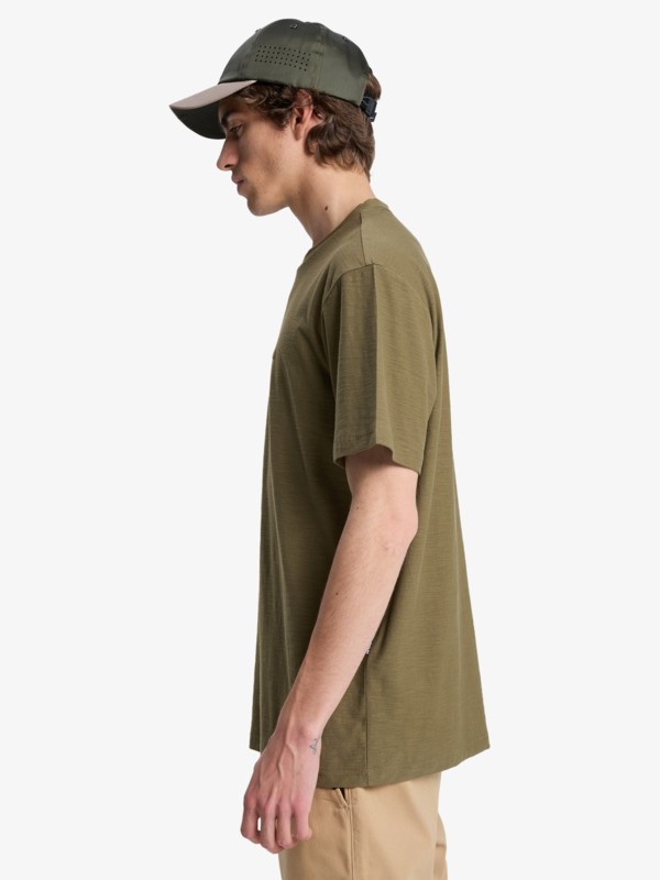 Slub Roundneck - Short Sleeve T-Shirt for Men  EQYKT04391