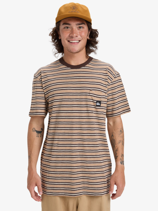 Onyx Striped - Short Sleeve T-Shirt for Men  EQYKT04393