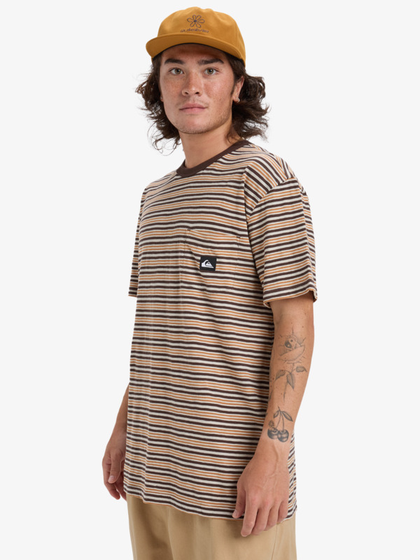 Onyx Striped - Short Sleeve T-Shirt for Men  EQYKT04393