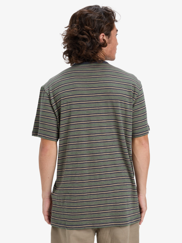 Onyx Striped - Short Sleeve T-Shirt for Men  EQYKT04393