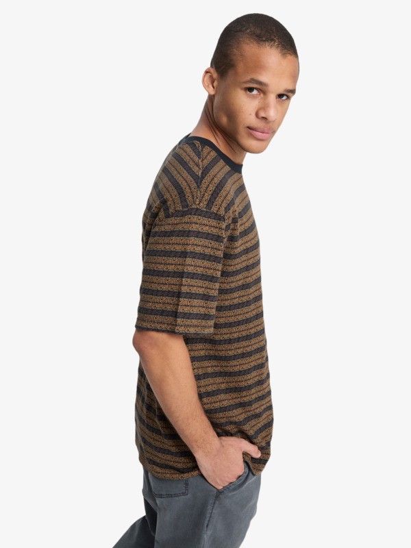 Okano Jacquard - Short Sleeve T-Shirt for Men  EQYKT04412