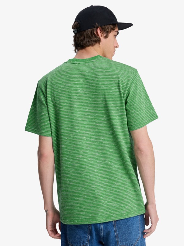 Lopaz Striped Pocket - Short Sleeve T-Shirt for Men  EQYKT04414