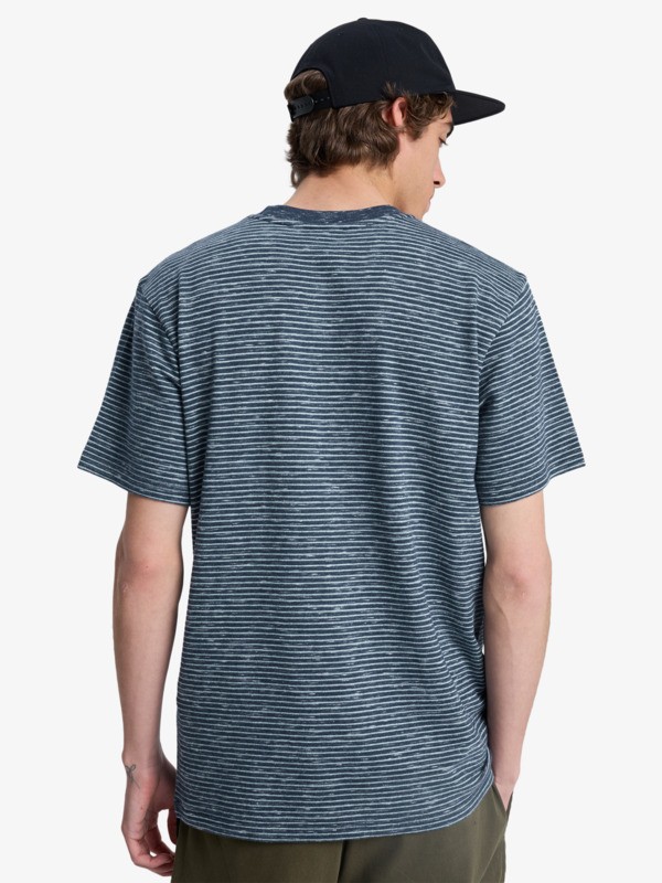 Lopaz Striped Pocket - Short Sleeve T-Shirt for Men  EQYKT04414